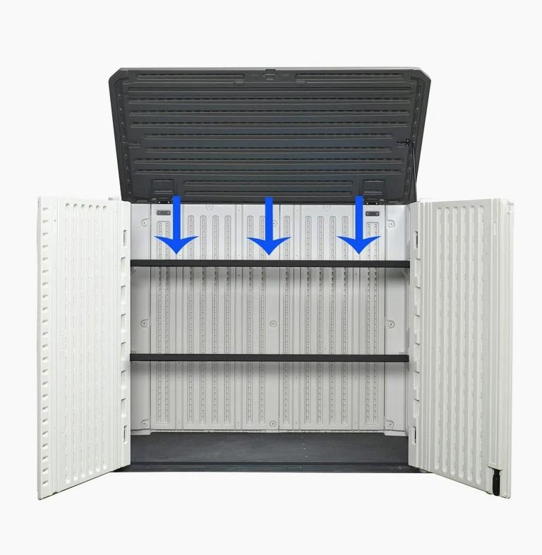 Metal Laminate Shelving for Outdoor Storage Shed Cabinet Organiser Racks