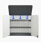Metal Laminate Shelving for Outdoor Storage Shed Cabinet Organiser Racks