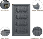 All-Weather Utility Cabinet for Garden, Patio, Pool & Backyard – Waterproof Plastic Storage with Adjustable Shelves for Tools & Shoes, 34.3″×15″×36.2″