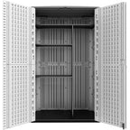 ADDOK Metal Shelve Laminate kit,Vertical Outdoor Storage Cabinet Specialized,68” x 46” x 15”(Black)