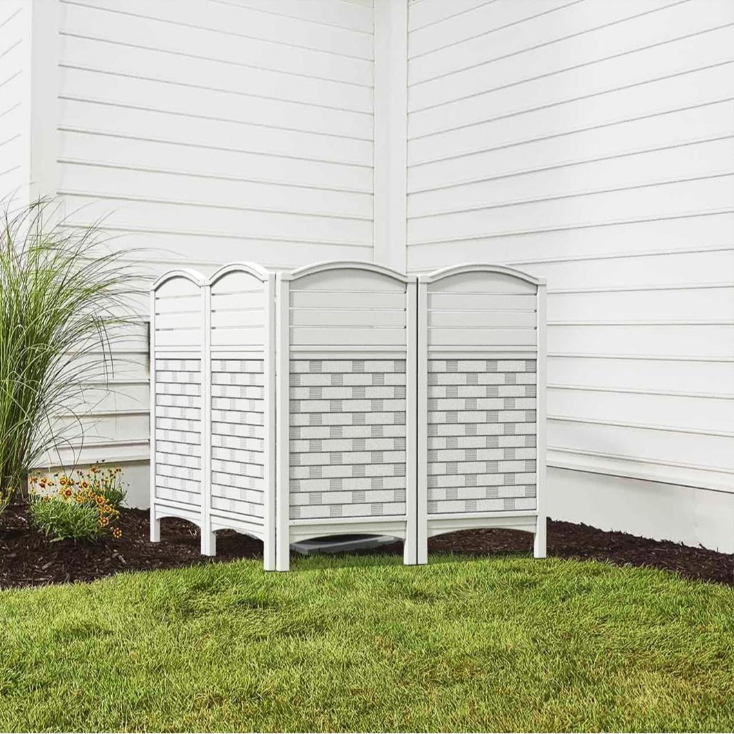 Outdoor Plastic Garden Pool Privacy Screen Fence Easy Installation