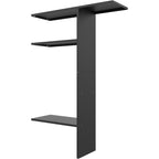 ADDOK Metal Shelve Laminate kit,Vertical Outdoor Storage Cabinet Specialized,68” x 46” x 15”(Black)