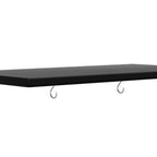 KINYING Plastic Shelving for 37 Cu.ft Horizontal Shed and 57 Cu.ft Vertical Shed, One Shelf with 2 Hooks On The Package,  Organiser Racks