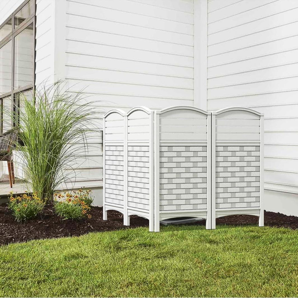 Outdoor Plastic Garden Pool Privacy Screen Fence Easy Installation