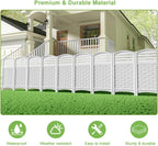 Outdoor Plastic Garden Pool Privacy Screen Fence Easy Installation