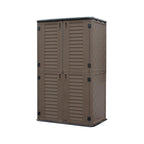 52 Cu Ft Vertical Cabinet – Weatherproof Outdoor Storage with Reinforced Floor for Garage, Bike Shed, Pool & Garden