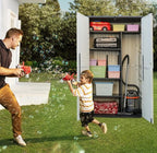 Garden Weather Resistance 4 ft. 2 in. W x 2 ft. 5 in. D Resin Vertical Tool  Shed outdoor storage